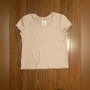 Gap pink floral tee xsmall